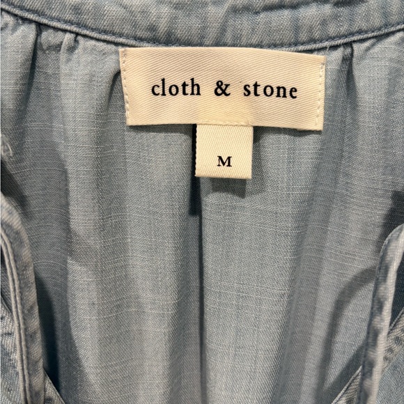 Cloth & Stone | Light Blue Denim Midi Dress | Size Medium - Picture 5 of 6